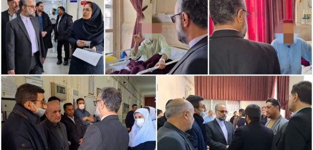 حضور سرزده دادستان مرکز استان در بیمارستان فاطمی اردبیل و بازدید از بخش های مختلف این بیمارستان