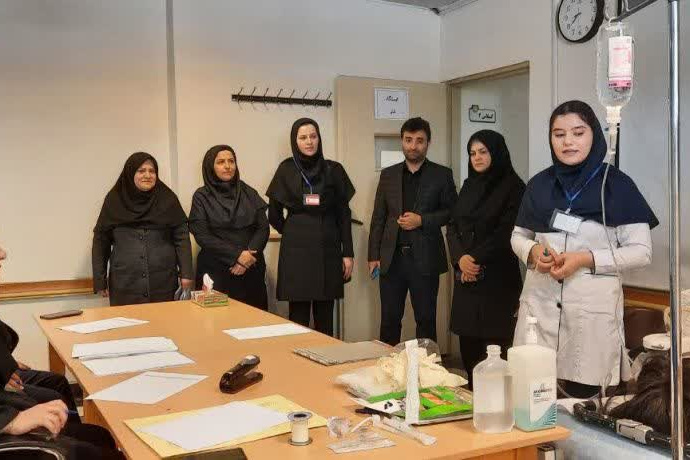 برگزاری آزمون عملی نهایی (OSCE) دانشجویان پرستاری در اردبیل