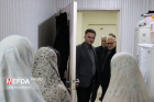 بازدید سرپرست معاونت فرهنگی و دانشجویی دانشگاه از سرای دانشجویی دخترانه فاطمیه