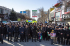 حضور کارکنان دانشگاه علوم پزشکی اردبیل در راهپیمایی ۲۲ بهمن ۱۴۰۳