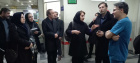 بازدید معاون درمان دانشگاه از بیمارستان فاطمی اردبیل