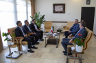 دیدار رئیس اداره امور شعب بانک ملی استان با دکتر داورنیا، رئیس دانشگاه