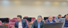 هم اکنون؛ جلسه هیئت رئیسه دانشگاه علوم پزشکی اردبیل با حضور مهندس طاهر موهبتی، معاون توسعه مدیریت و منابع وزیر بهداشت در سالن حوزه‌ ریاست دانشگاه