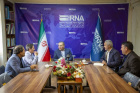 حضور رئیس دانشگاه علوم پزشکی اردبیل در خبرگزاری ایرنا استان اردبیل