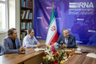 حضور رئیس دانشگاه علوم پزشکی اردبیل در خبرگزاری ایرنا استان اردبیل