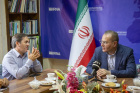 حضور رئیس دانشگاه علوم پزشکی اردبیل در خبرگزاری ایرنا استان اردبیل