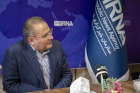 حضور رئیس دانشگاه علوم پزشکی اردبیل در خبرگزاری ایرنا استان اردبیل