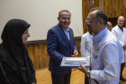تجلیل از زحمات و خدمات دکتر سبزواری، فوق تخصص بیماری های کلیه و فشارخون و پیوند