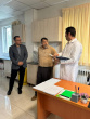 بازدید دکتر رئیسی، رئیس اداره مالاریای وزارت بهداشت از آزمایشگاه تشخیص میکروسکوپی مالاریا