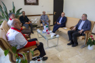 دیدار مدیر عامل جمعیت هلال احمر استان با رئیس دانشگاه علوم پزشکی اردبیل