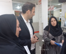 بازدید معاونین توسعه مدیریت و منابع و درمان دانشگاه از بیمارستان فاطمی اردبیل