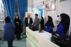 بازدید رئیس مرکز توسعه سازمان و تحول اداری وزارت بهداشت از بیمارستان فاطمی اردبیل