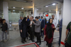 گزارش تصویری بازدید رئیس مرکز توسعه سازمان و تحول اداری وزارت بهداشت از بیمارستان فاطمی اردبیل