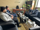 جلسه معاون توسعه مدیریت و منابع دانشگاه با فرماندار، شهردار و رئیس شورای شهر مشگین‌شهر