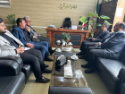 جلسه معاون توسعه مدیریت و منابع دانشگاه با فرماندار، شهردار و رئیس شورای شهر مشگین‌شهر