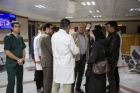 بازدید رئیس دانشگاه از بخش‌های مختلف بیمارستان امام خمینی (ره) اردبیل