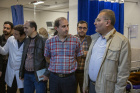 بازدید رئیس دانشگاه از بخش‌های مختلف بیمارستان امام خمینی (ره) اردبیل