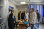 بازدید رئیس دانشگاه از بخش‌های مختلف بیمارستان امام خمینی (ره) اردبیل