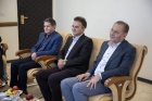 دیدار صمیمی دکتر مرتضی وهاب‌زاده، پزشک نامدار اردبیلی و رئیس دانشگاه علوم پزشکی اردبیل