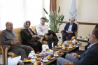 دیدار صمیمی دکتر مرتضی وهاب‌زاده، پزشک نامدار اردبیلی و رئیس دانشگاه علوم پزشکی اردبیل