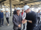 بازدید رئیس دانشگاه علوم پزشکی اردبیل از پروژه بیمارستان نجف‌زاده