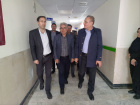 بازدید رئیس دانشگاه علوم پزشکی اردبیل از پروژه الحاقی بیمارستان ولیعصر مشگین‌شهر