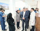 بازدید سید ضیاء هاشمی، معاون فرهنگی و اجتماعی معاون اول رئیس‌جمهور به همراه دکتر داورنیا و مهندس بابایی از بیمارستان فاطمی