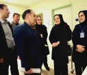 بازدید معاون مرکز مدیریت بیمارستانی و تعالی خدمات بالینی وزارت بهداشت از بیمارستان ولایت گرمی