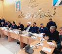 حضور دکتر علی مشکینی، معاون مرکز مدیریت بیمارستانی وزارت بهداشت در جلسه بررسی مسائل و چالش های شهرستان گرمی
