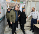 گزارش تصویری، بازدید مهندس بدری و دکتر داورنیا رئیس دانشگاه علوم پزشکی از بیمارستان فاطمی