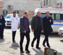 گزارش تصویری، بازدید مسعود امامی یگانه استاندار اردبیل و دکتر بهزاد داورنیا رئیس دانشگاه علوم پزشکی از بیمارستان امام خمینی(ره)اردبیل