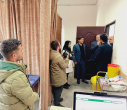 گزارش تصویری بازدید دکتر داورنیا رئیس دانشگاه علوم پزشکی اردبیل از مرکز جامع خدمات شهری و روستایی شهر آبی بیگلو