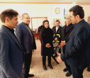 گزارش تصویری بازدید دکتر داورنیا رئیس دانشگاه علوم پزشکی اردبیل از مرکز جامع خدمات شهری و روستایی شهر آبی بیگلو