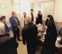 گزارش تصویری بازدید دکتر داورنیا رئیس دانشگاه علوم پزشکی اردبیل از مرکز جامع خدمات شهری و روستایی شهر آبی بیگلو