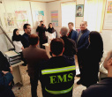 گزارش تصویری بازدید دکتر داورنیا رئیس دانشگاه علوم پزشکی اردبیل از مرکز جامع خدمات شهری و روستایی شهر آبی بیگلو