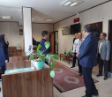 دکتر بهزاد داورنیا، رئیس دانشگاه علوم پزشکی اردبیل با حضور در مرکز مدیریت حوادث و فوریت های پزشکی دانشگاه(EOC)