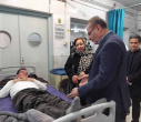 بازدید دکتر بهزاد داورنیا رئیس دانشگاه علوم پزشکی اردبیل از بخش‌های مختلف مراکز درمانی بیمارستان امام خمینی (ره) و فاطمی