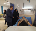 بازدید دکتر بهزاد داورنیا رئیس دانشگاه علوم پزشکی اردبیل از بخش‌های مختلف مراکز درمانی بیمارستان امام خمینی (ره) و فاطمی