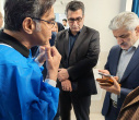 گزارش تصویری بازدید دکتر رامزی مدیر منابع انسانی وزارت بهداشت از بیمارستان ولایت شهرستان گرمی