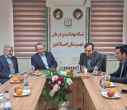 بازدید نوروزی رئیس دانشگاه علوم پزشکی اردبیل و مدیر منابع انسانی وزارت بهداشت از شبکه بهداشت و درمان اصلاندوز ‌