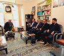 دیدار مدیر منابع انسانی وزارت بهداشت و رئیس دانشگاه علوم پزشکی اردبیل با امام جمعه پارس‌آباد