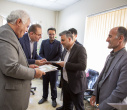 گزارش تصویری دیدار نوروزی دکتر بهزاد داورنیا، رئیس دانشگاه علوم پزشکی اردبیل، با کارکنان ستاد مرکزی