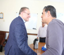 گزارش تصویری دیدار نوروزی دکتر بهزاد داورنیا، رئیس دانشگاه علوم پزشکی اردبیل، با کارکنان ستاد مرکزی