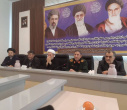 دیدار جمعی از هئیت رئیسه دانشگاه با فرمانده سپاه حضرت عباس (ع) استان اردبیل