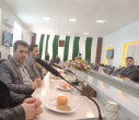 دیدار جمعی از هئیت رئیسه دانشگاه با فرمانده سپاه حضرت عباس (ع) استان اردبیل