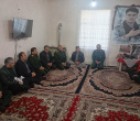 دیدار مسئولان بسیج جامعه پزشکی اردبیل با سه خانواده شهید جنگ رمضان در مناطق مرزی گرمی