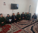 دیدار مسئولان بسیج جامعه پزشکی اردبیل با سه خانواده شهید جنگ رمضان در مناطق مرزی گرمی