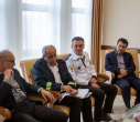گزارش تصویری |حضور دکتر جعفر میعادفر، رئیس سازمان اورژانس کشور، در ستاد دانشگاه علوم پزشکی اردبیل