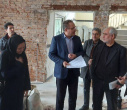 بازدید میدانی دکتر داورنیا مجمع خیرین و دکتر دژکام، رئیس انتقال خون استان، از روند پیشرفت پروژه ساختمان انتقال خون اردبیل
