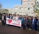 پیاده‌روی کارکنان دانشگاه علوم پزشکی اردبیل به مناسبت هفته ملی سلامت و اهدای عضو